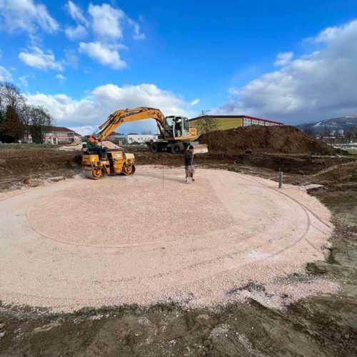 Партерно уредување на центарот на с.Брвеница